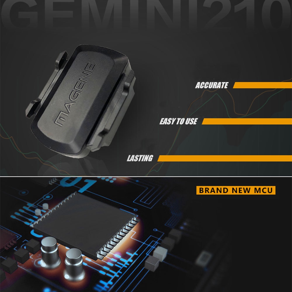 MAGENE gemini210 ӵ  ̴ ant +  zwift Strava garmin bryton   ǻ ӵ